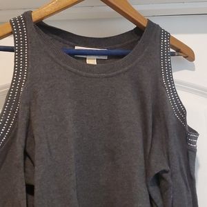 Michael Kors cold shoulder sweater